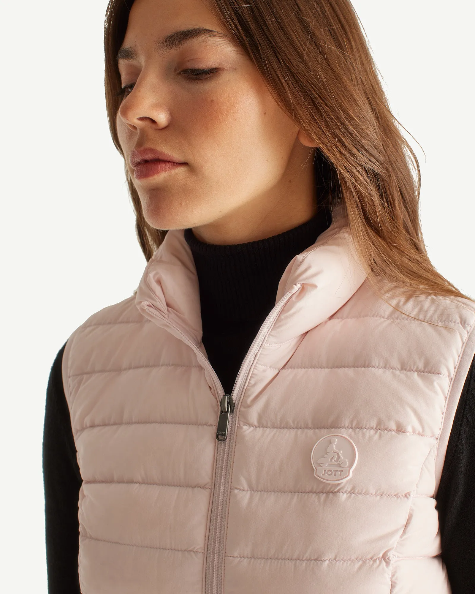 Petal rose Grenada stretch sleeveless puffer jacket