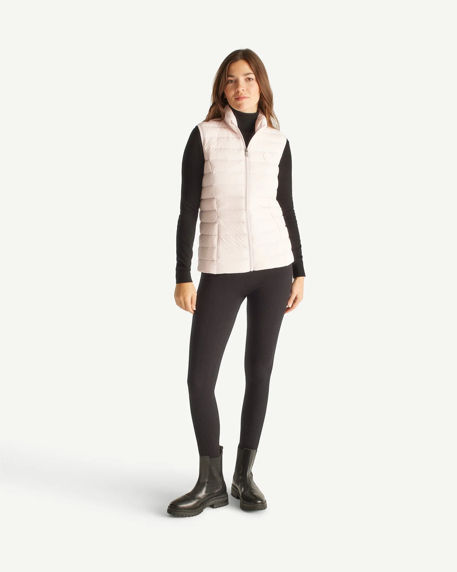 Petal rose Grenada stretch sleeveless puffer jacket