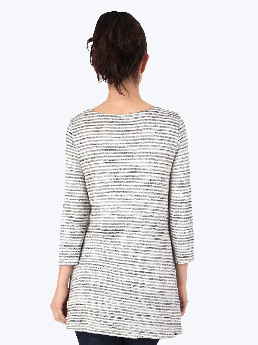 Pique Knit Jersey Jacquard Mara Tunic