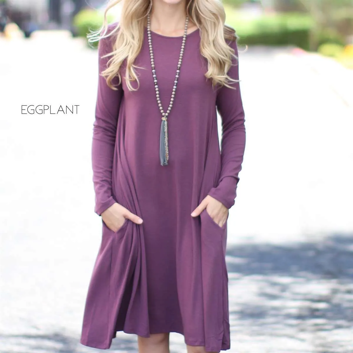 Pocket Tunic Dress | S-XL