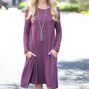 Pocket Tunic Dress | S-XL