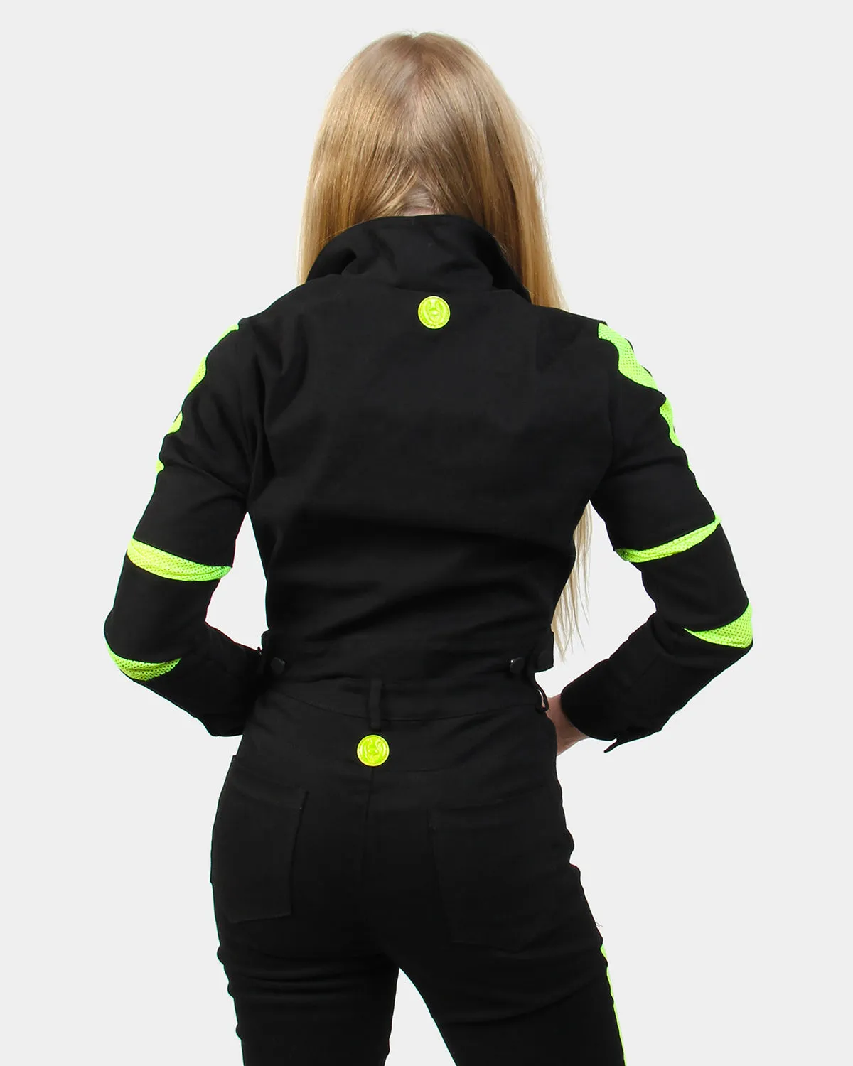 PROTECTION JACKET BLACK / YELLOW MESH