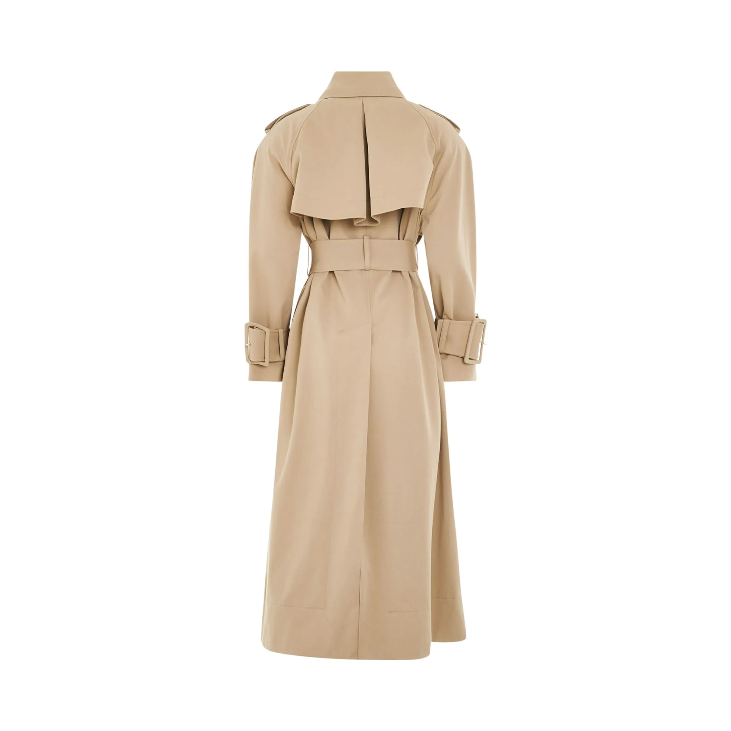 Rennie Trench Coat in Nude Beige