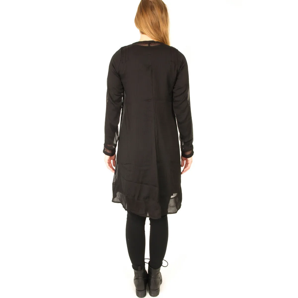 Rimini  Chiffon Long Sleeve Dress