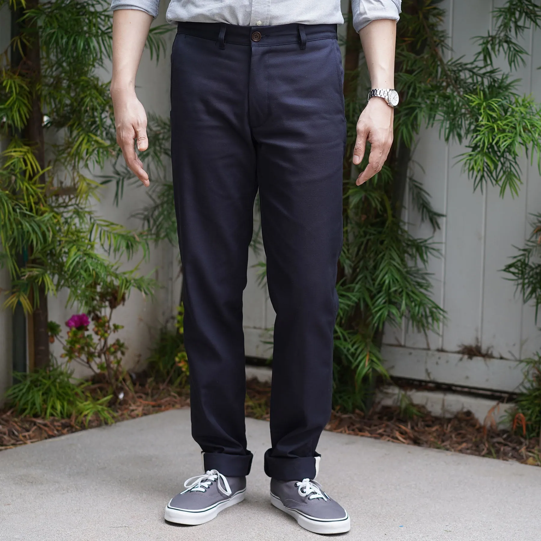 Rivet Chino Navy 8oz Cramerton