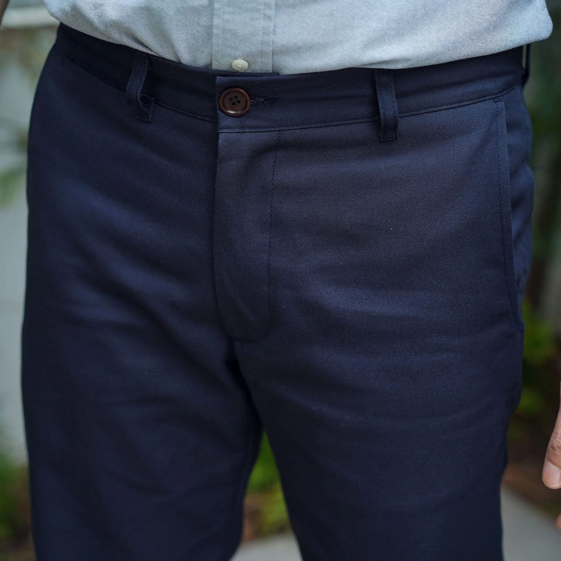 Rivet Chino Navy 8oz Cramerton