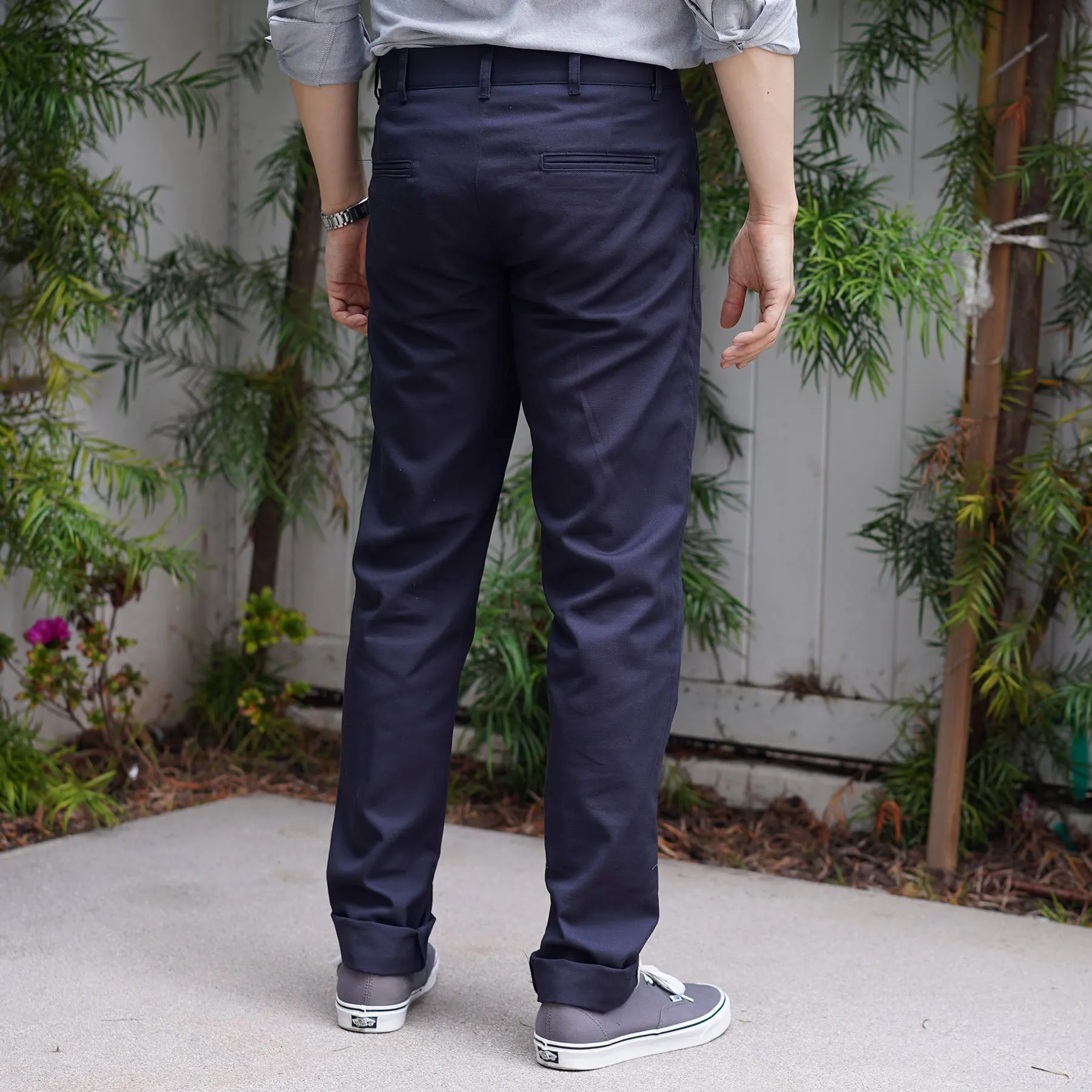 Rivet Chino Navy 8oz Cramerton