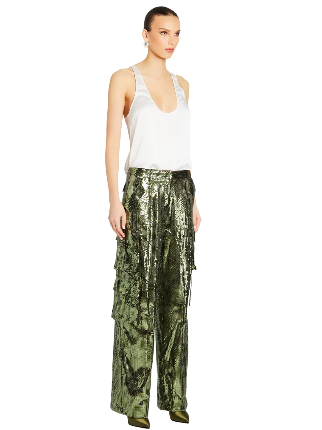 Rétrofête andre pant military green