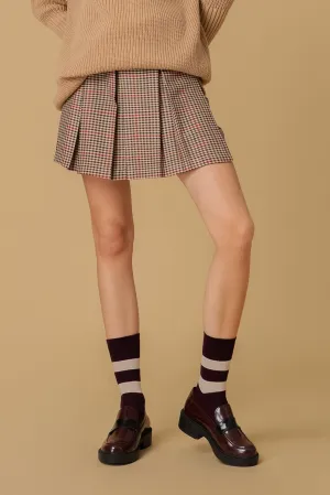 SHORT PLEATED SKORTS "ZOE"