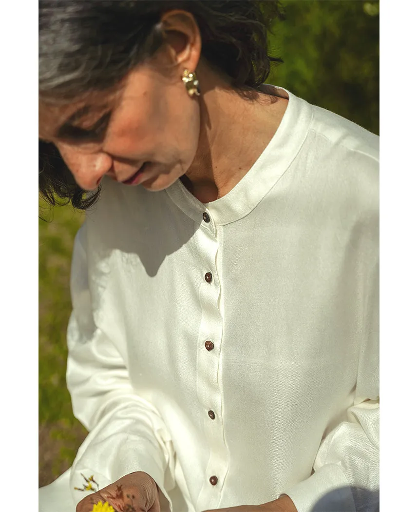 Silk Button Shirt