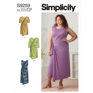 Simplicity Sewing Pattern S9259 Women's Knit Dresses & Tunic