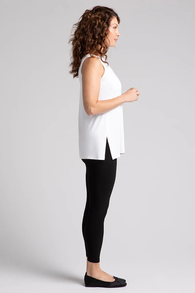 Sleeveless Nu Ideal Tunic | White