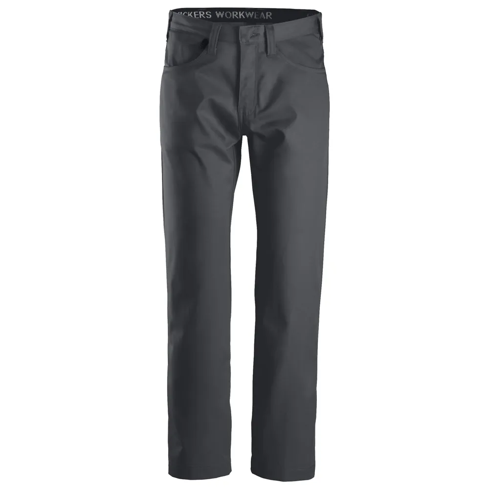 Snickers 6400 Service Chinos Steel Grey