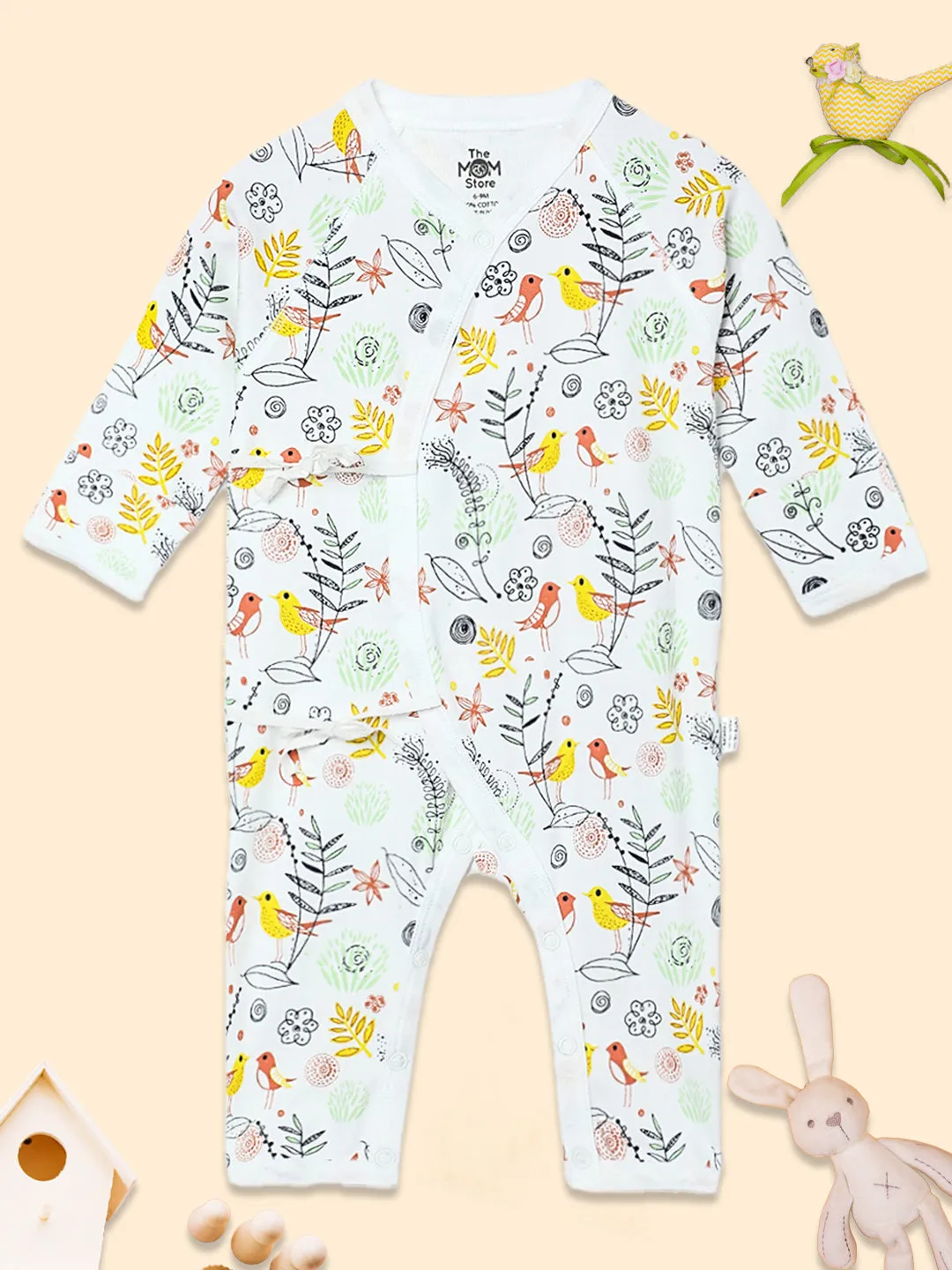 Sparrow in the Garden Infant Romper (Jabla Style)