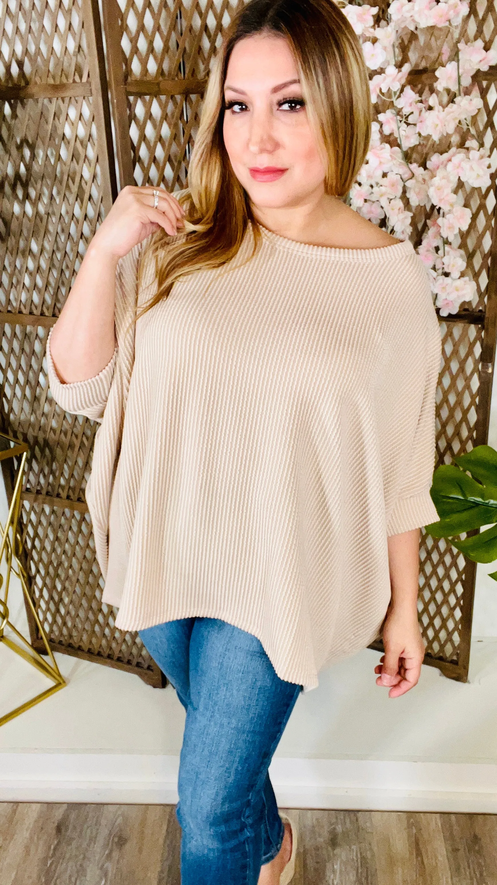 Taupe Tunic Top