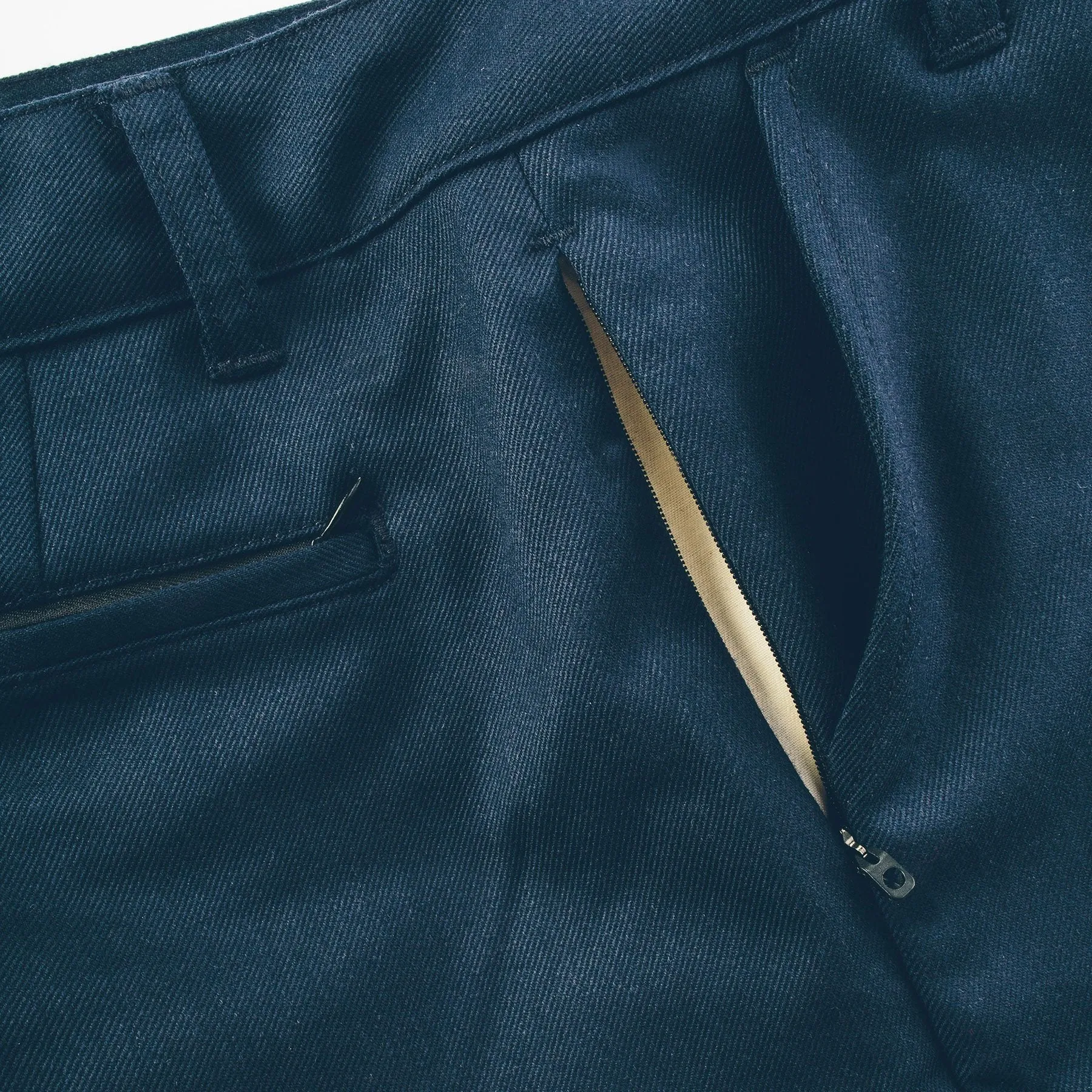 The Civic Chino in Navy Merino 4S