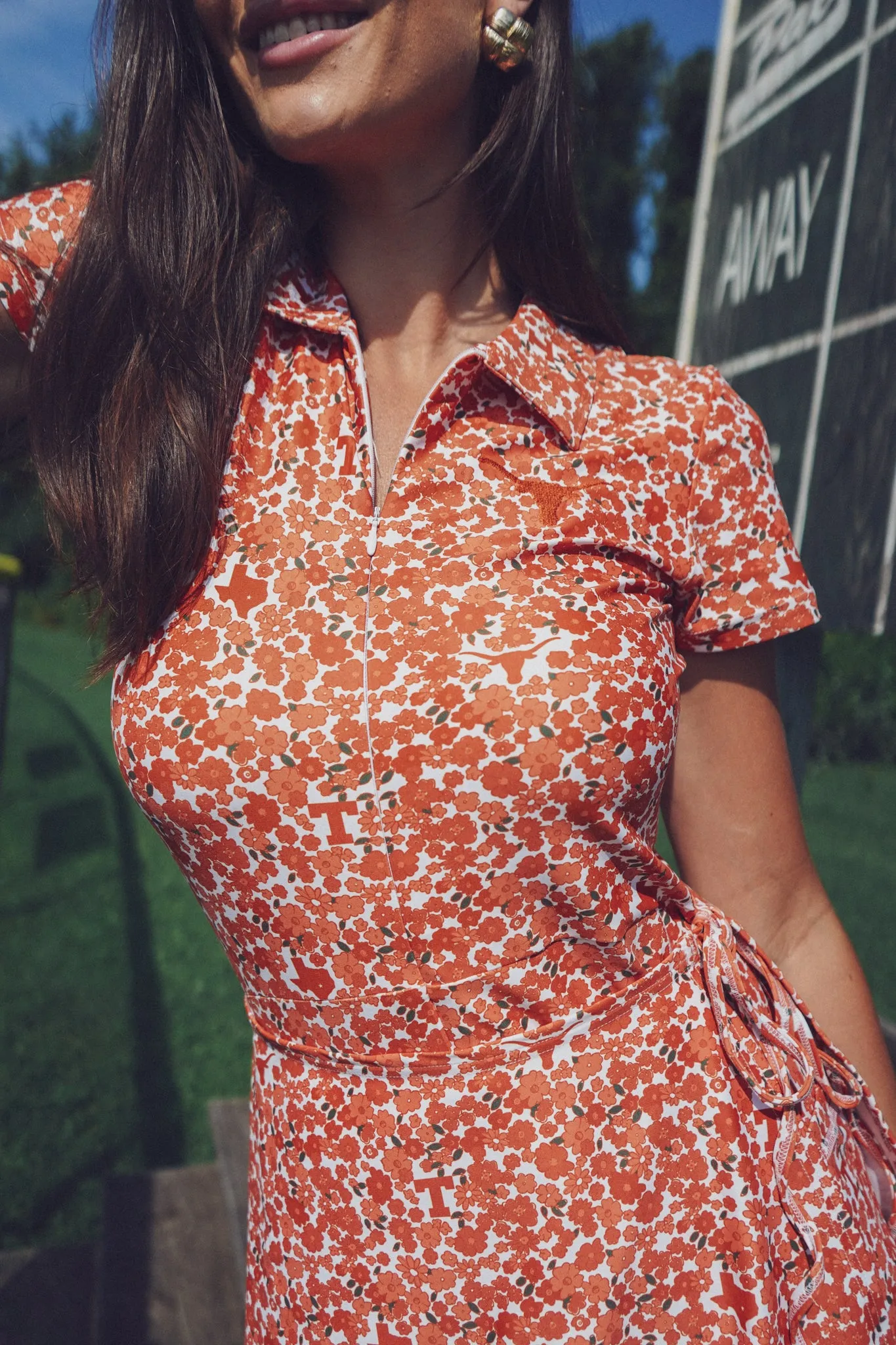 The Ivy Dress - Texas Micro Poppy