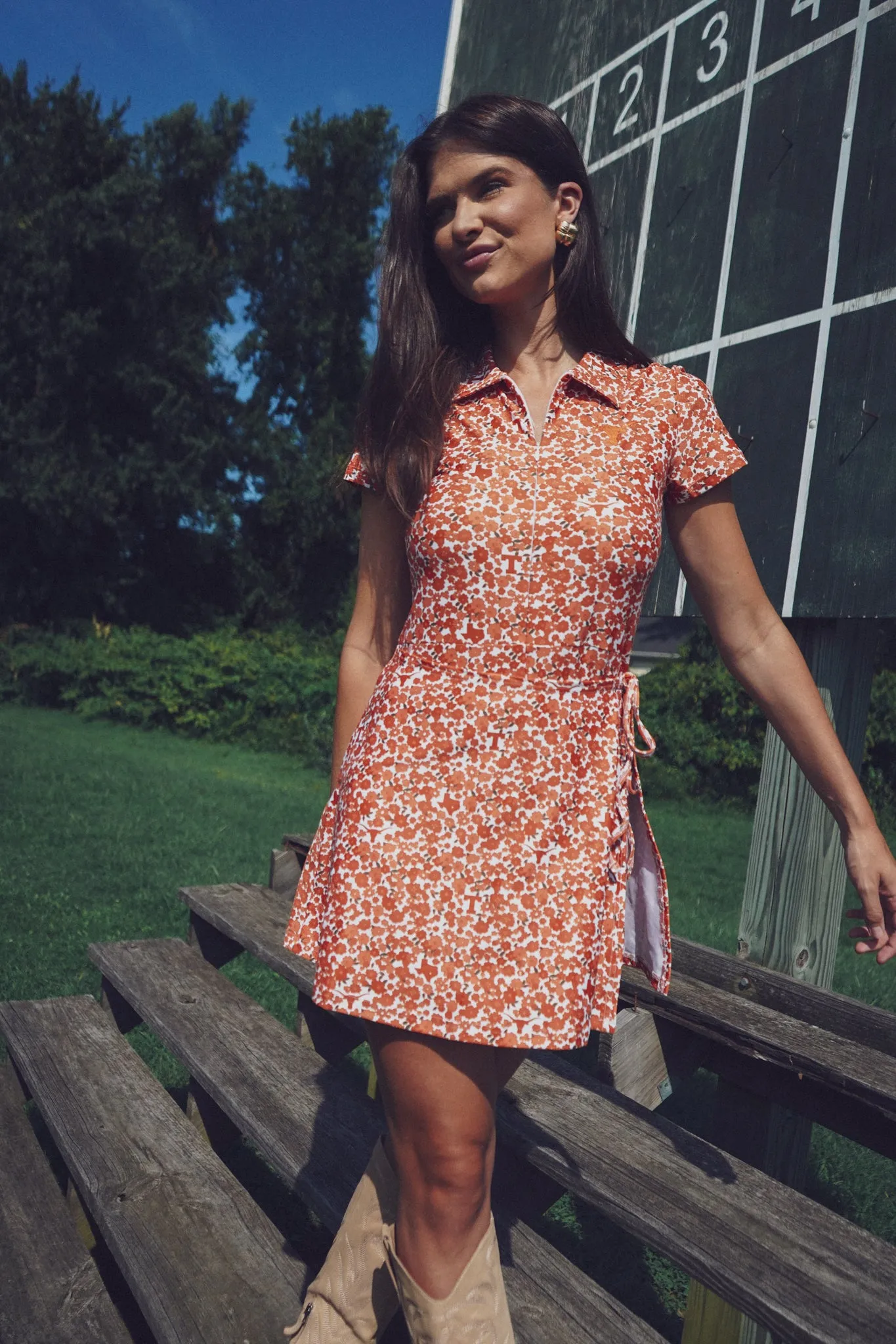 The Ivy Dress - Texas Micro Poppy