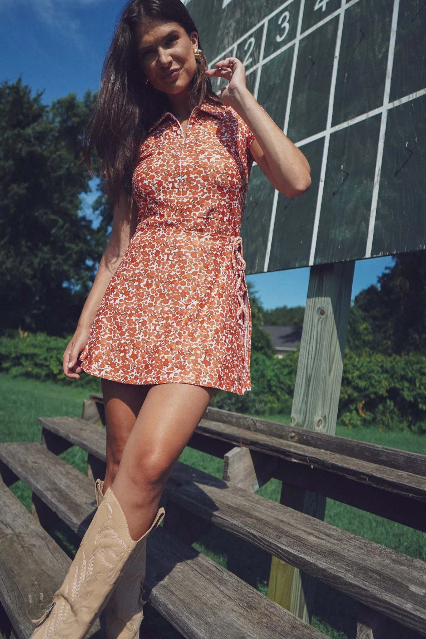 The Ivy Dress - Texas Micro Poppy