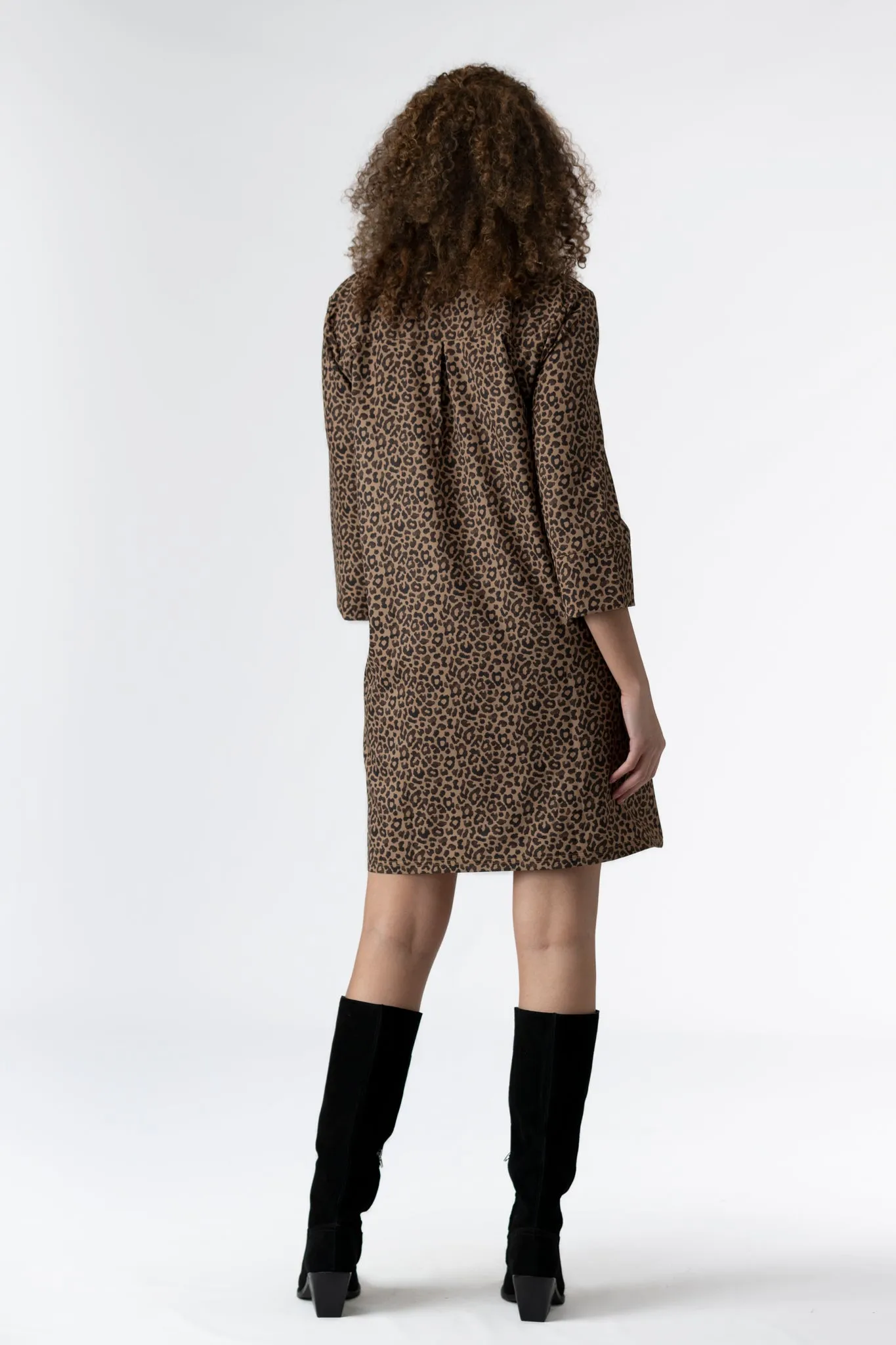 The Sophia Dress - Coffee Jungle