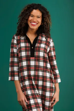 The Sophia Dress - Winter Tartan