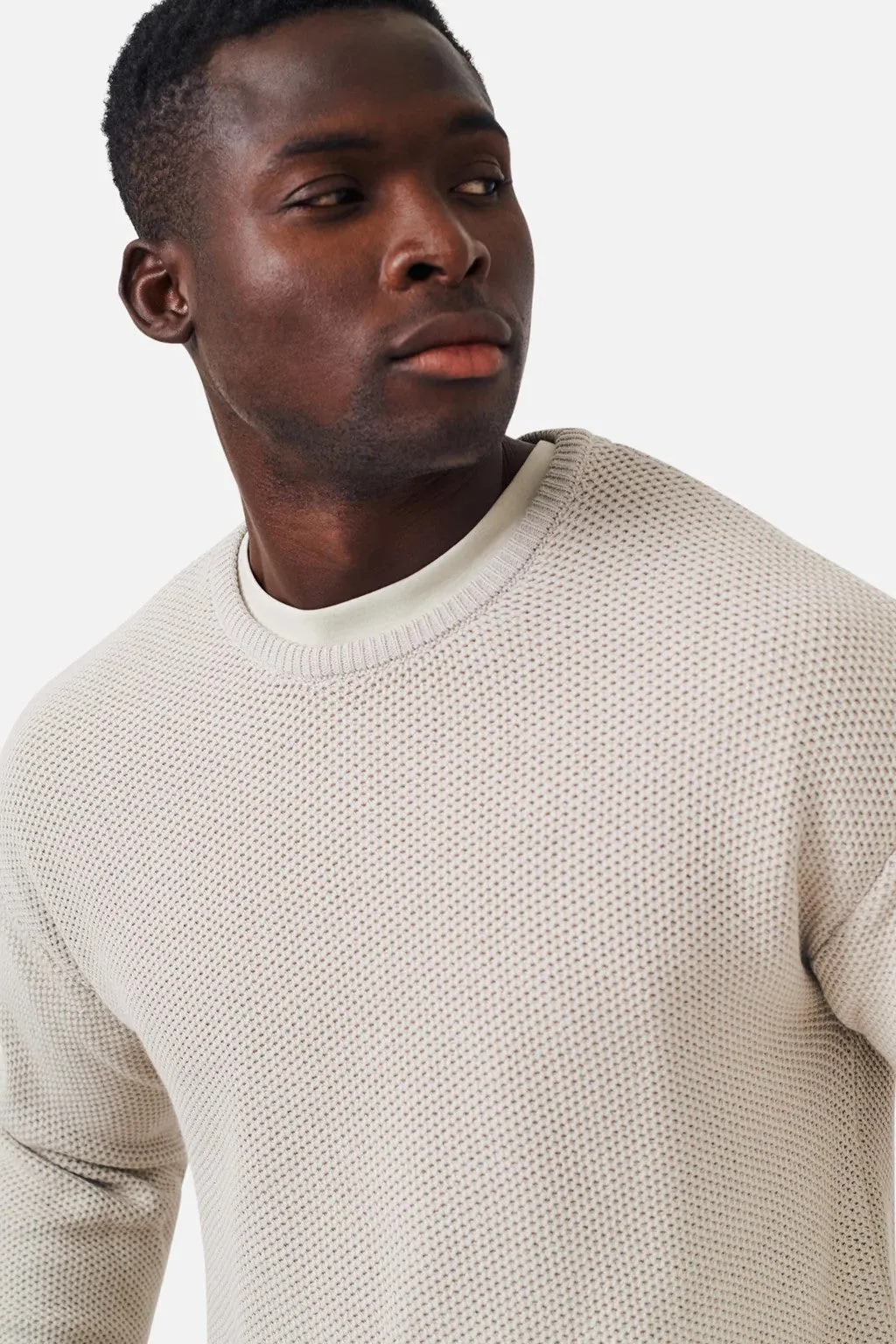 The Washed Culver Knit - Stone