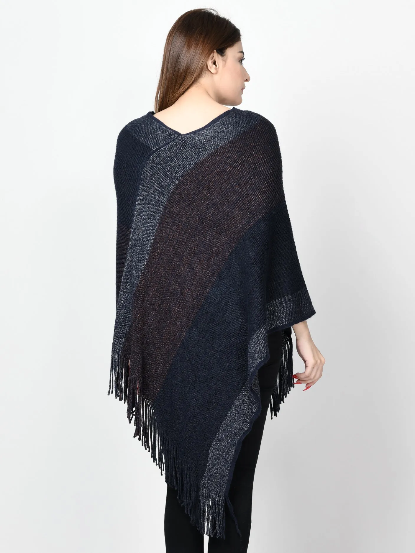 Three Toned Poncho