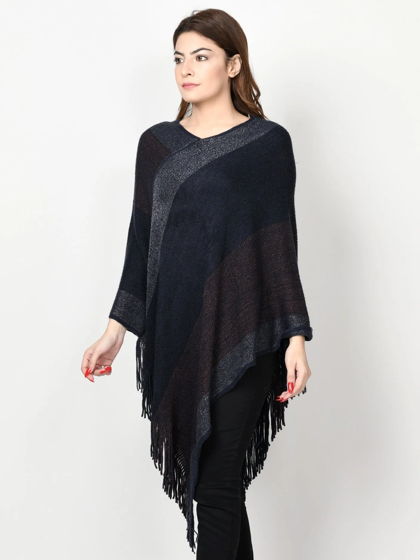 Three Toned Poncho