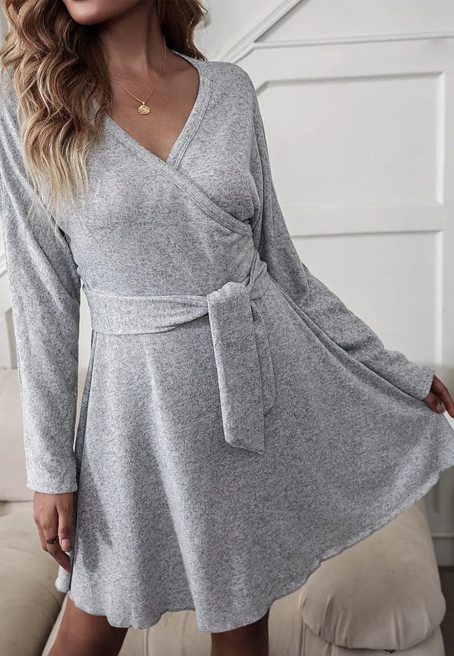 Tie Waist Wrap Dress