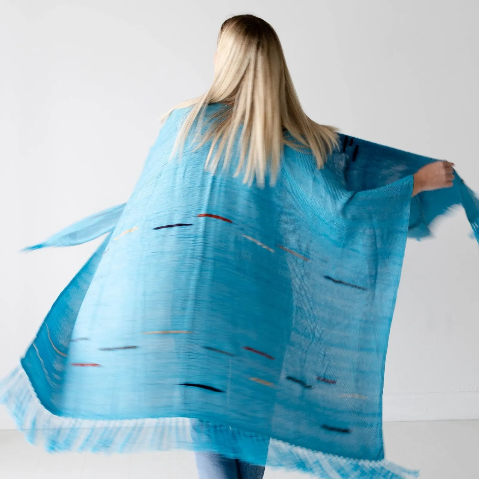 Tsandza Poncho- Bamboo with Mohair