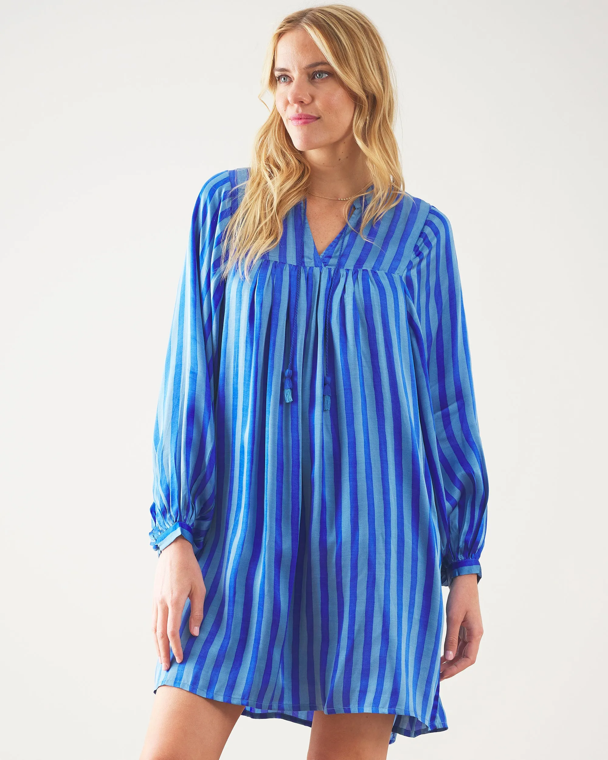 Vintage Stripe - On The Scene Tunic - Mediterranean Tile