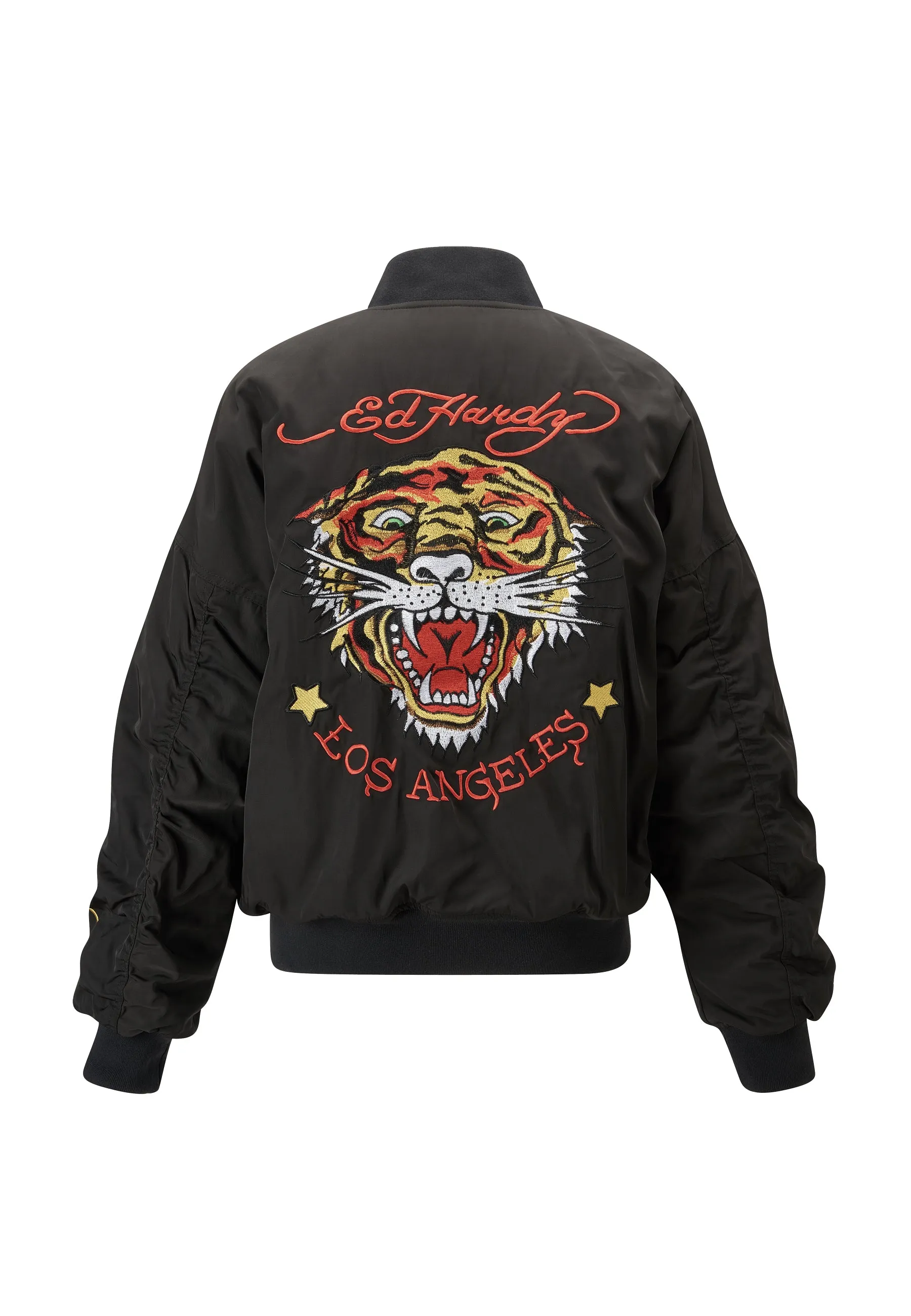 Womens La-Tiger-Roar Bomber Jacket - Black