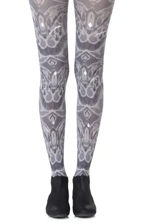 Zohara "Silver Haze" Grey Tights