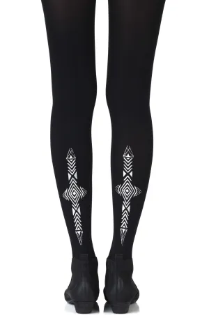 Zohara "Wanderlust" Black Tights